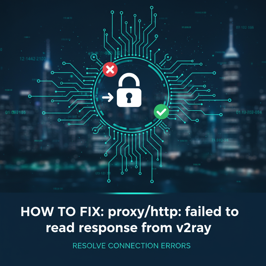 How to Fix: proxy/http: failed to read response from v2ray