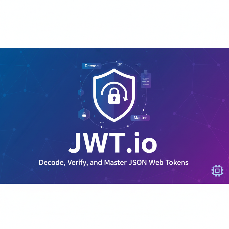 JWT.io: Decode, Verify, and Master JSON Web Tokens
