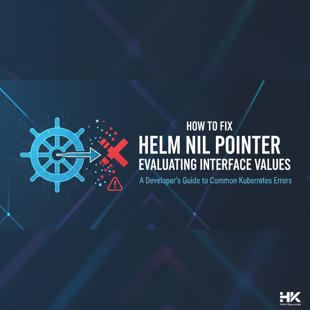 How to Fix Helm Nil Pointer Evaluating Interface Values