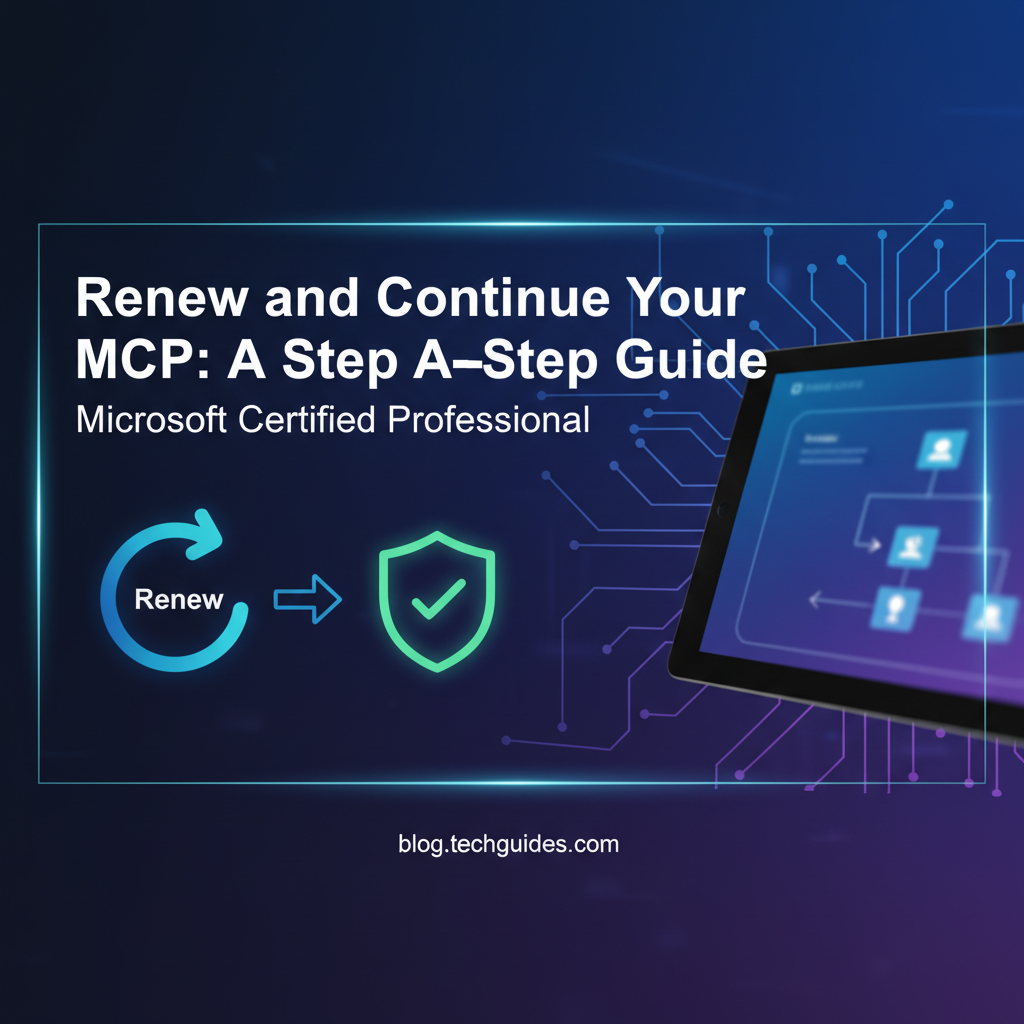 Renew and Continue Your MCP: A Step-by-Step Guide