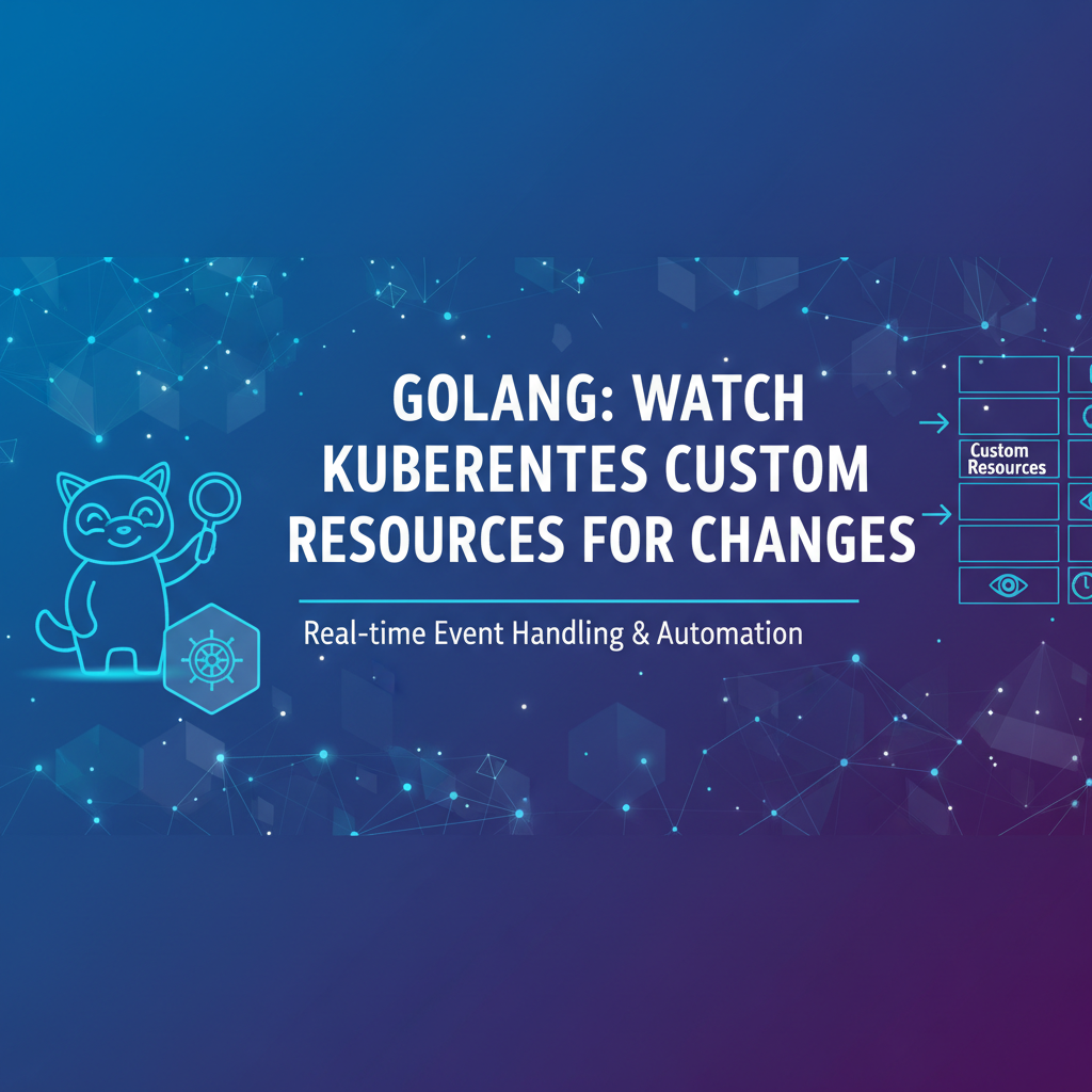 Golang: Watch Kubernetes Custom Resources for Changes