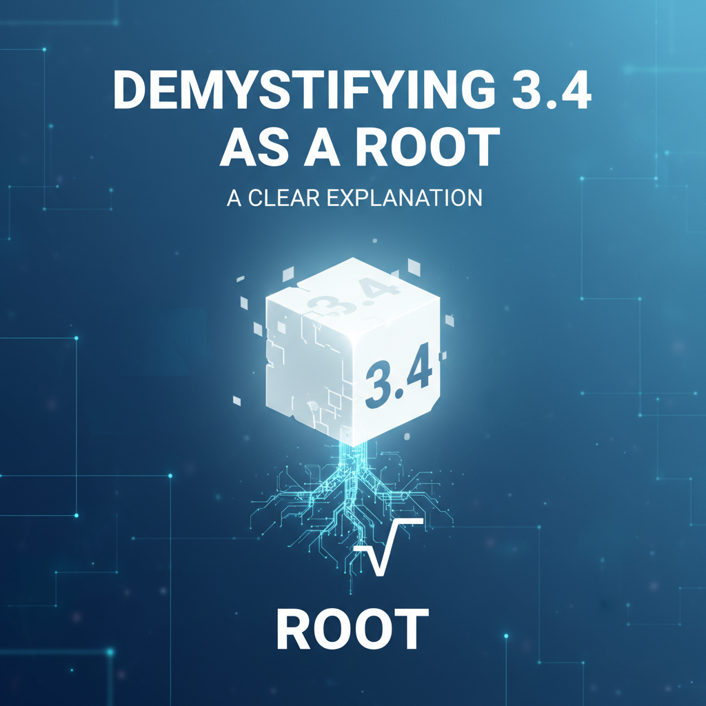 Demystifying 3.4 as a Root: A Clear Explanation