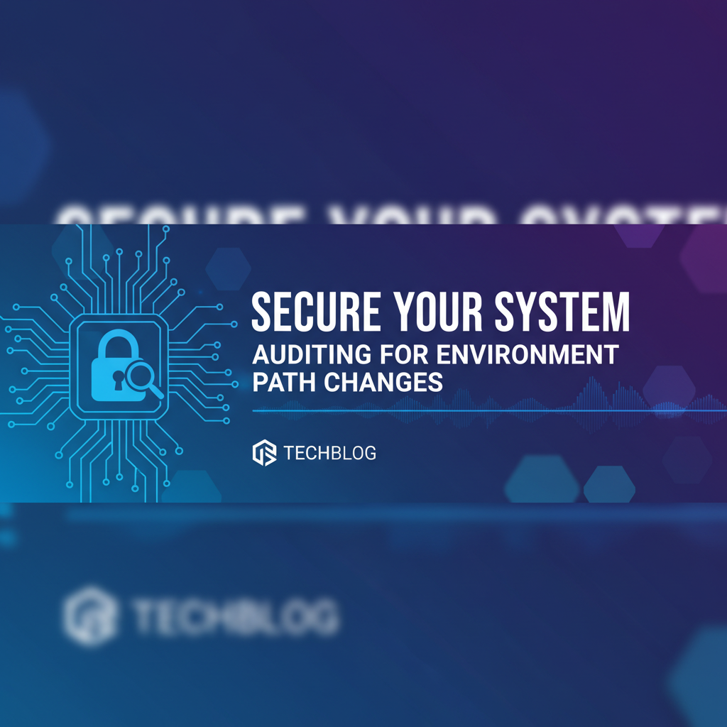 Secure Your System: Auditing for Environment Path Changes