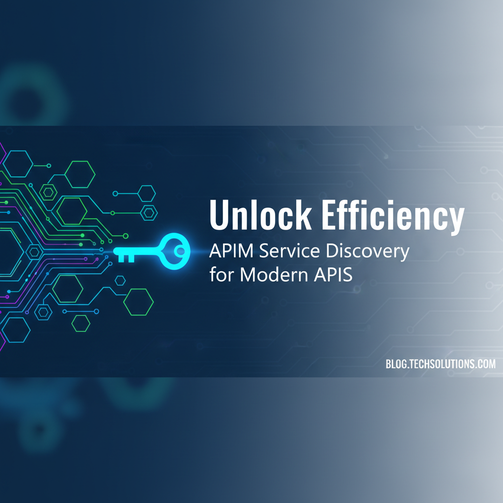 Unlock Efficiency: APIM Service Discovery for Modern APIs
