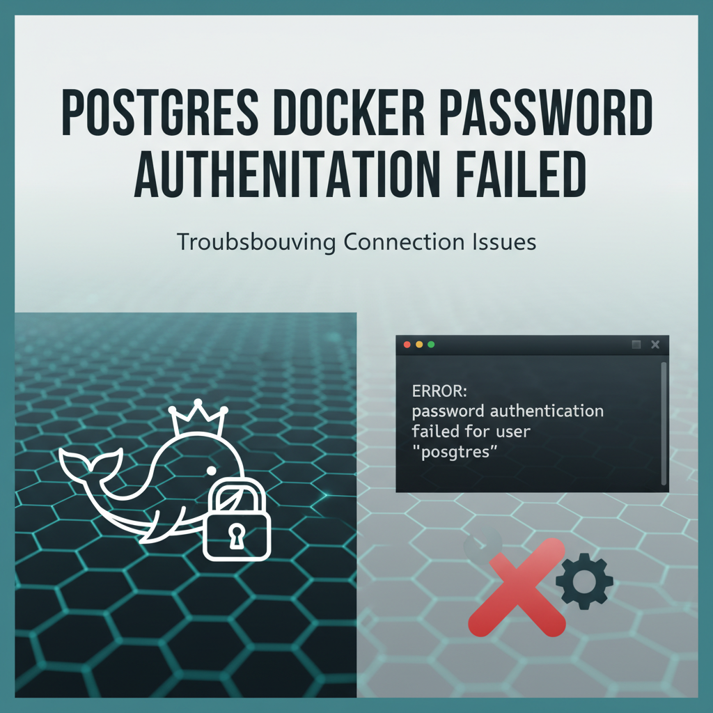 postgres docker container password authentication failed