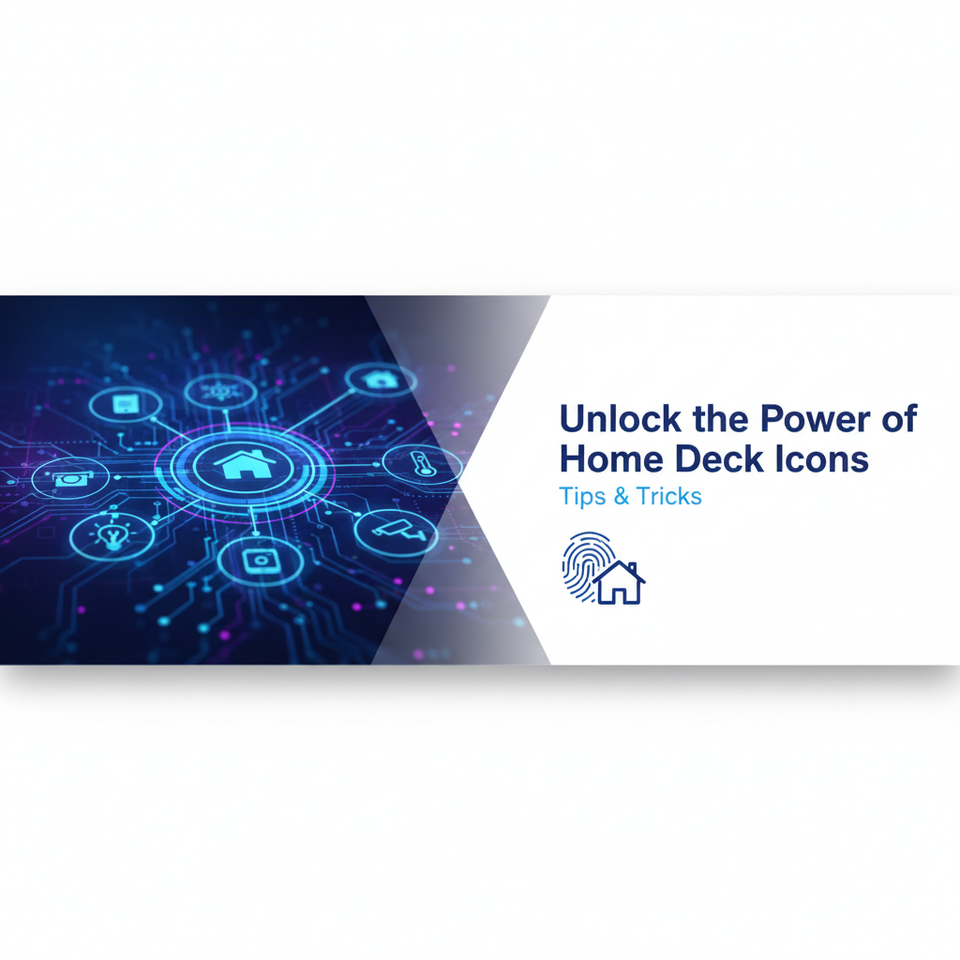 Unlock the Power of Home Deck Icons: Tips & Tricks