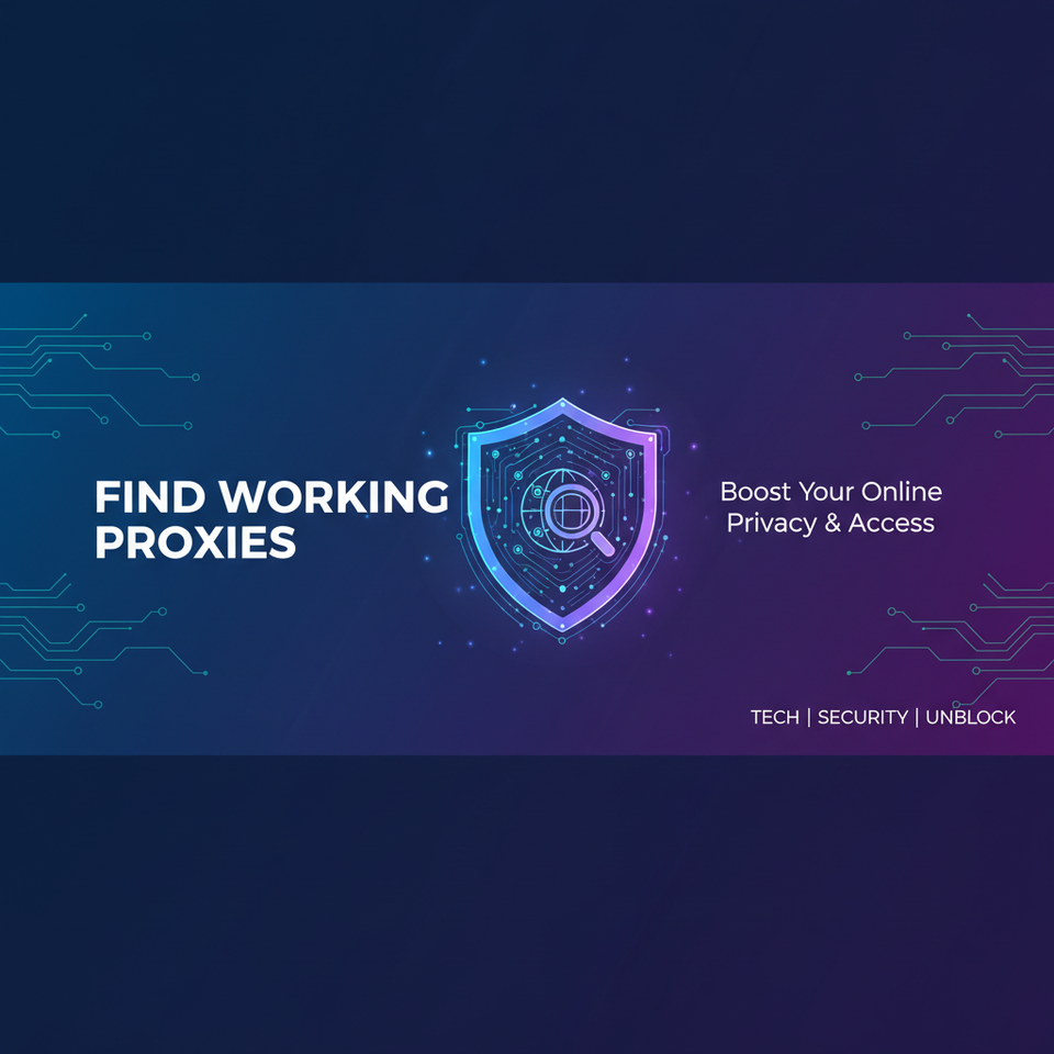 Find Working Proxies: Boost Your Online Privacy & Access