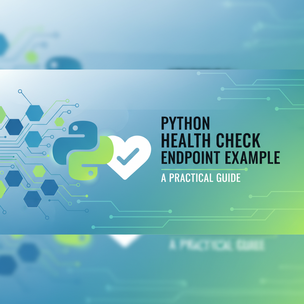 Python Health Check Endpoint Example: A Practical Guide