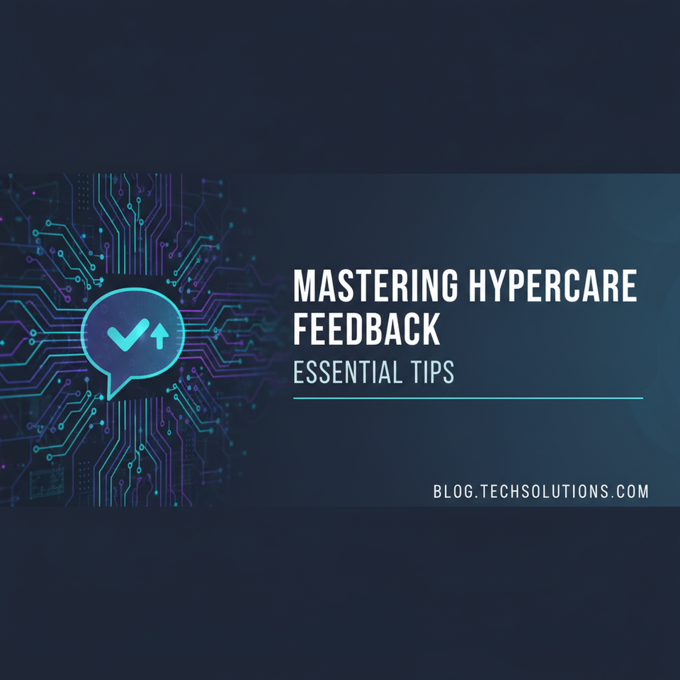 Mastering Hypercare Feedback: Essential Tips