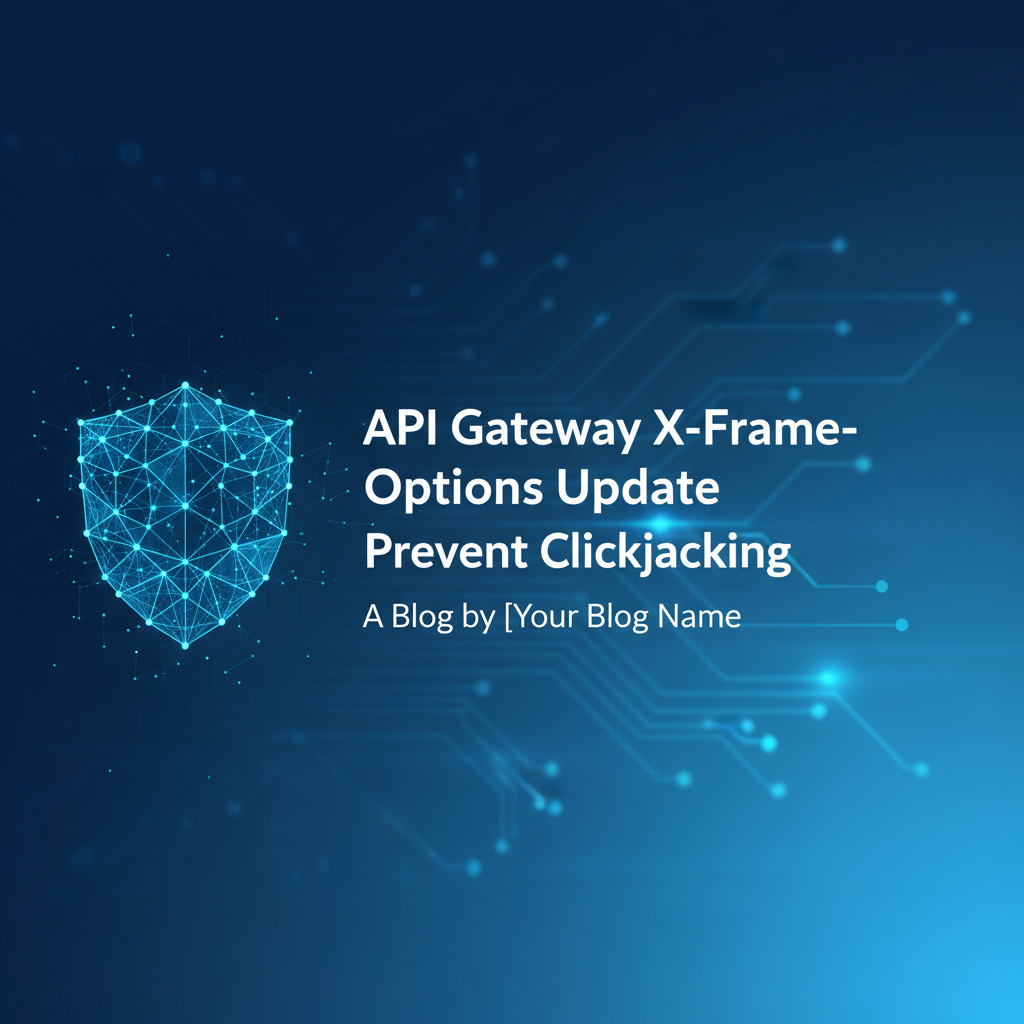 API Gateway X-Frame-Options Update: Prevent Clickjacking
