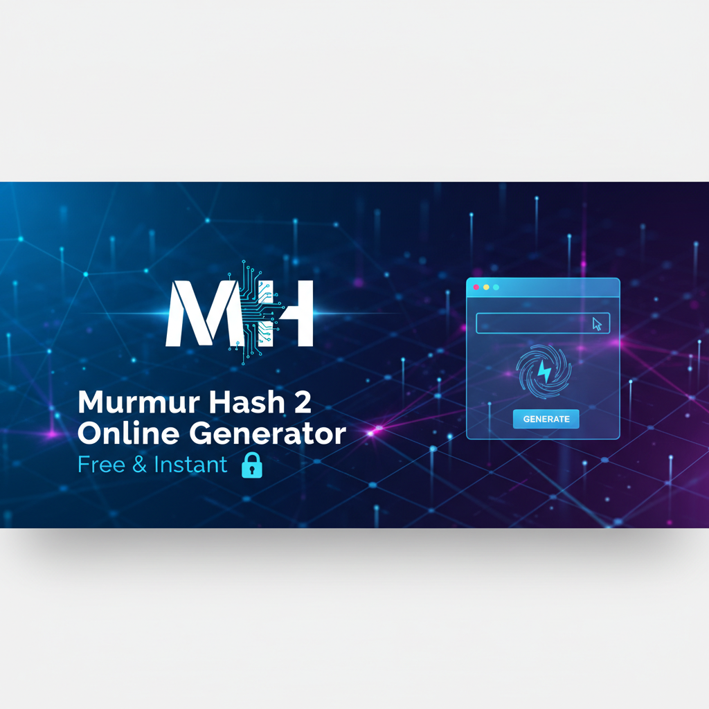 Murmur Hash 2 Online Generator: Free & Instant