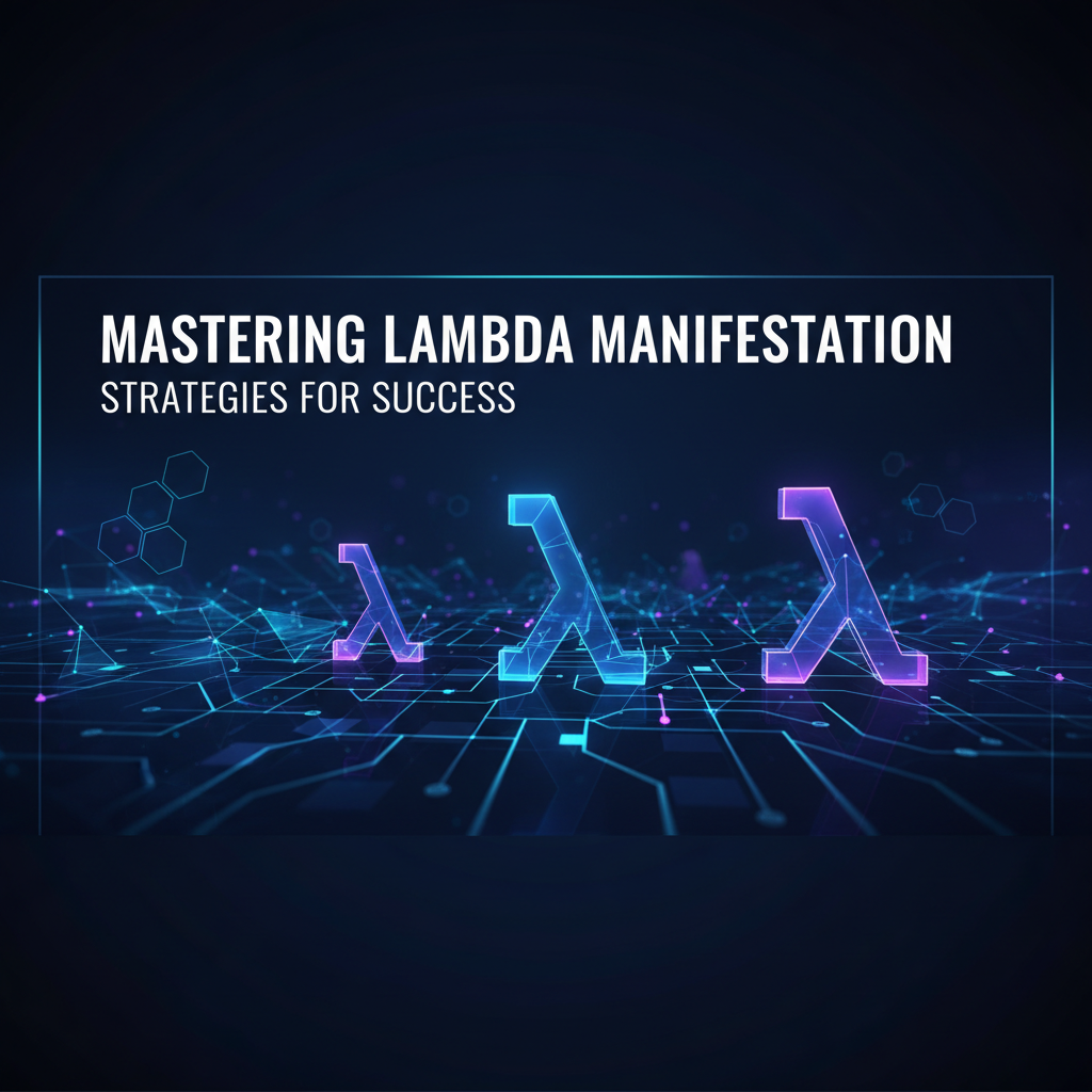 Mastering Lambda Manisfestation: Strategies for Success