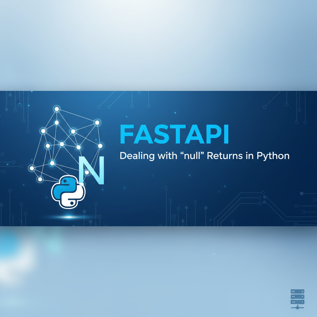 FastAPI: Dealing with `null` Returns in Python