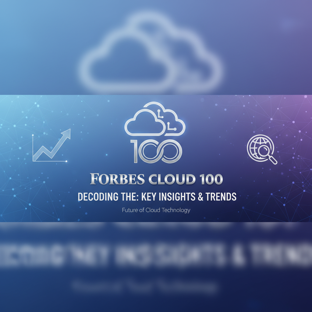 Decoding the Forbes Cloud 100: Key Insights & Trends