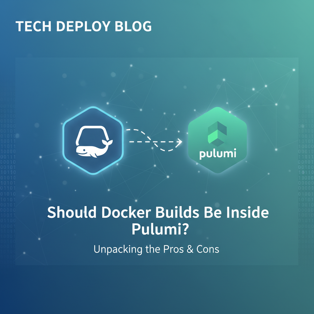 Should Docker Builds Be Inside Pulumi? Unpacking the Pros & Cons