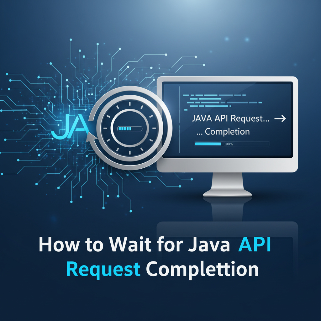 How to Wait for Java API Request Completion