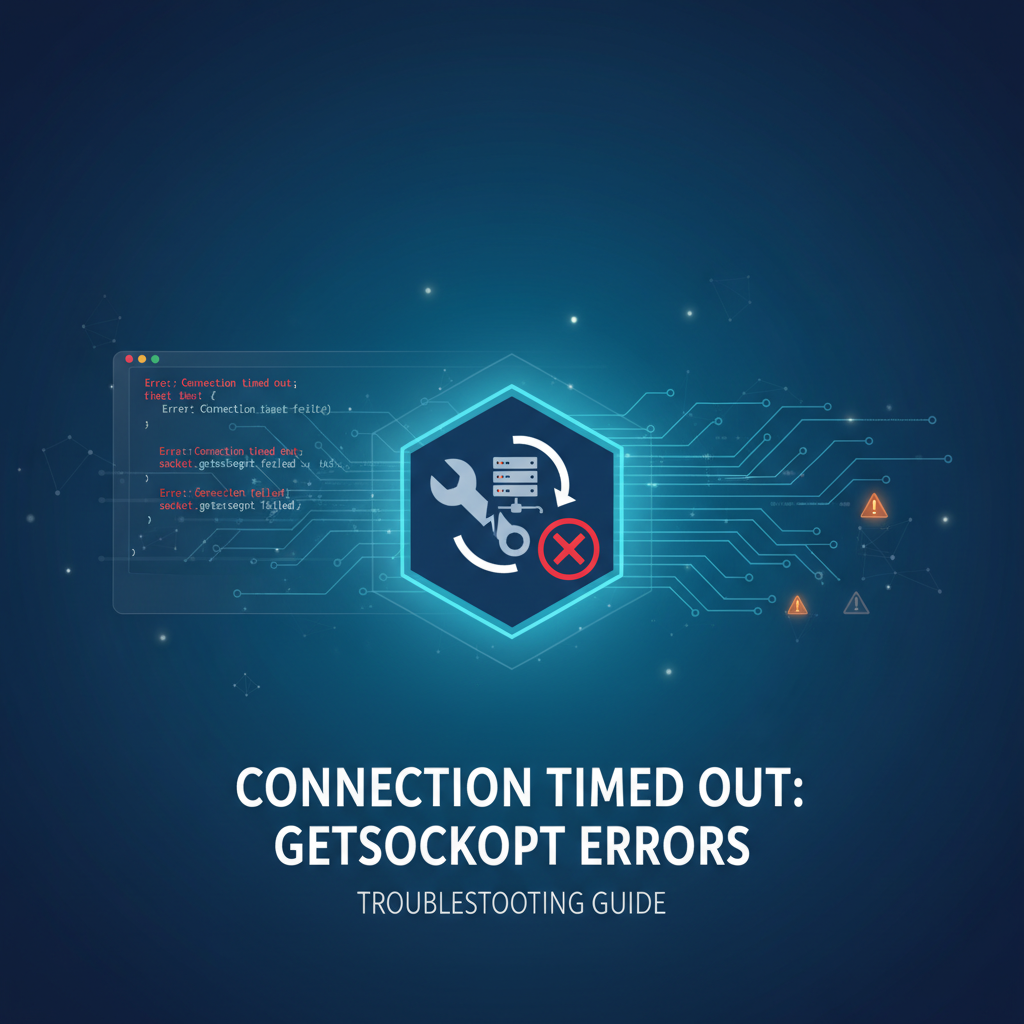 Troubleshooting 'connection timed out getsockopt' Errors