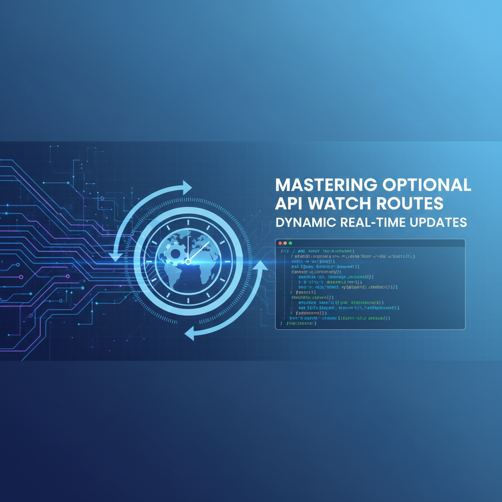 Mastering Optional API Watch Routes for Dynamic Real-time Updates