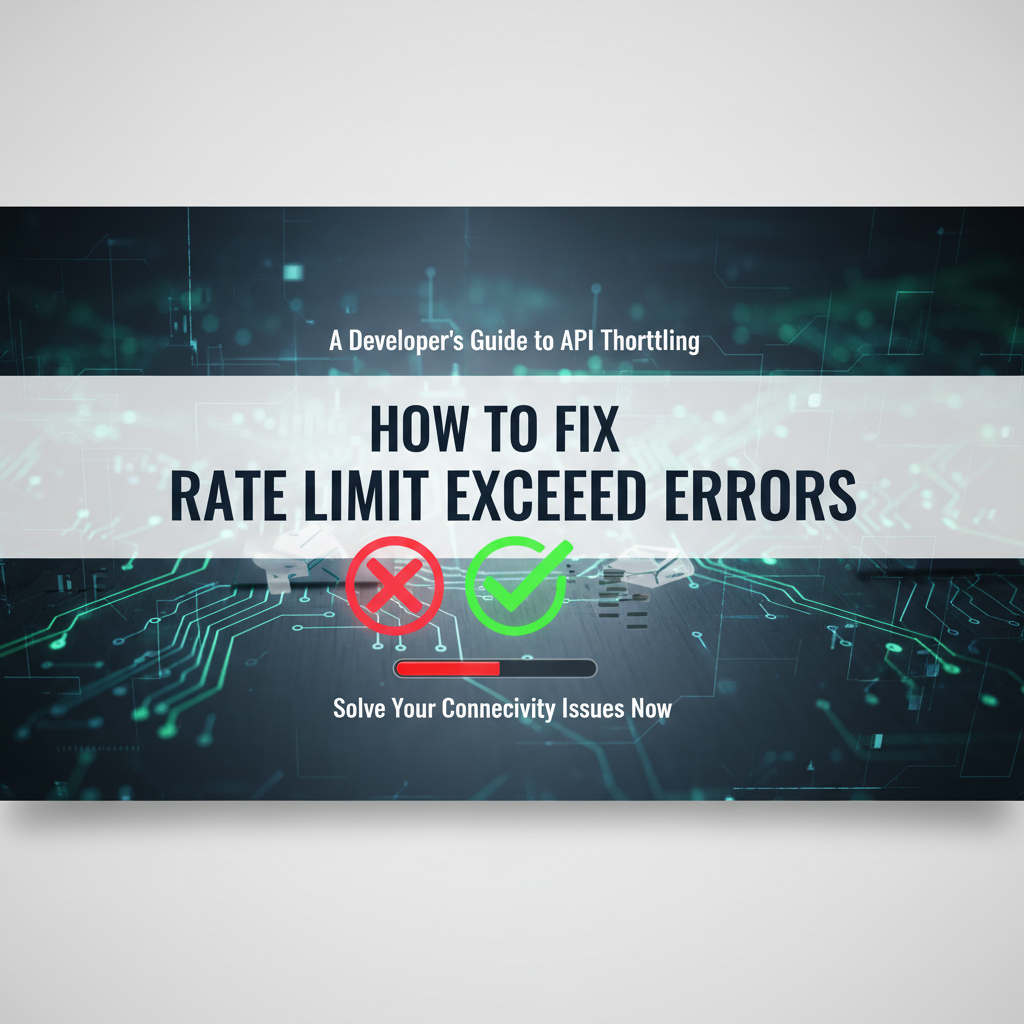 How to Fix Rate Limit Exceeded Errors