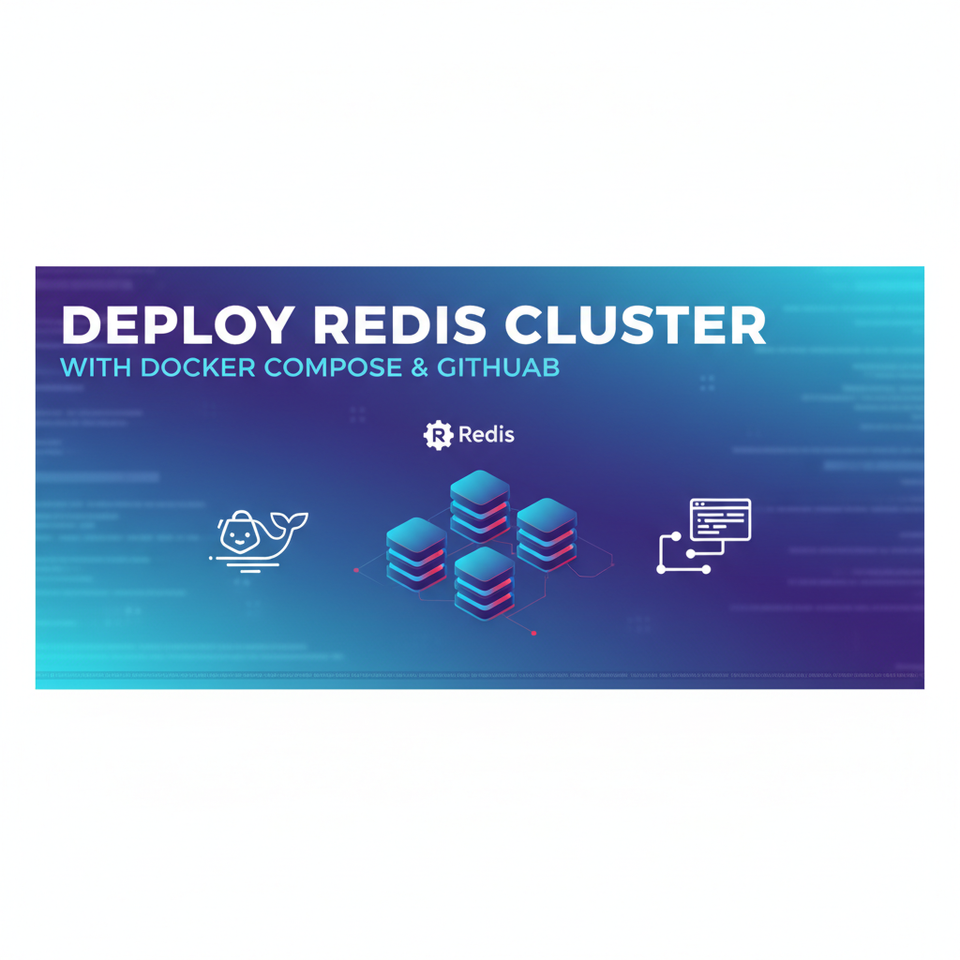Deploy Redis Cluster with Docker Compose & GitHub