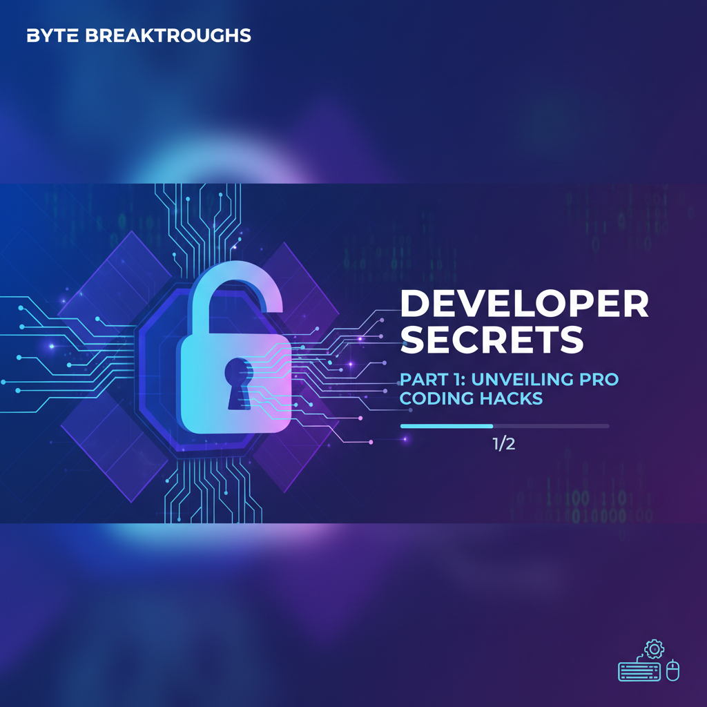 Developer Secrets Part 1: Unveiling Pro Coding Hacks