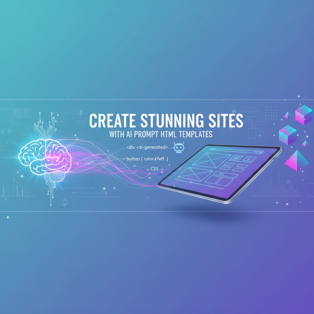 Create Stunning Sites with AI Prompt HTML Templates