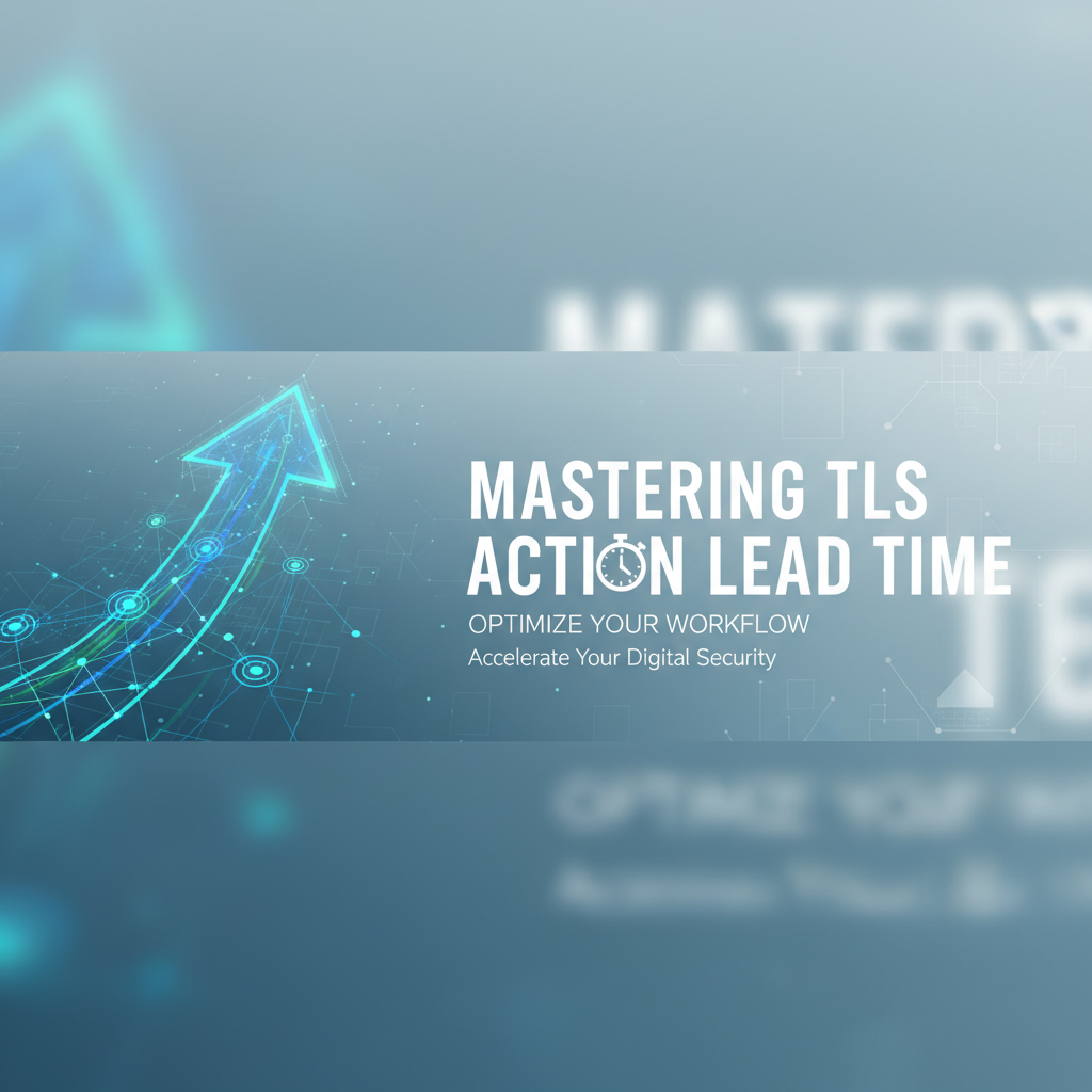 Mastering TLS Action Lead Time: Optimize Your Workflow