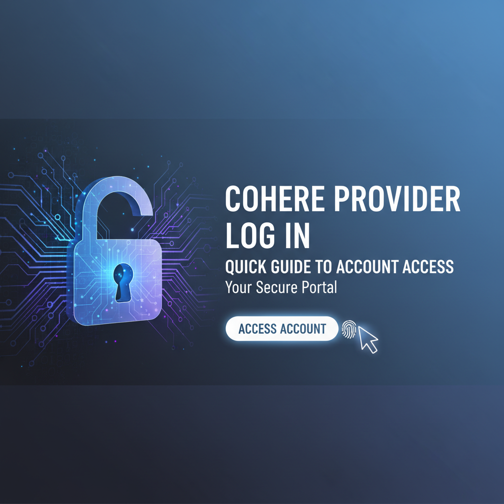 Cohere Provider Log In: Quick Guide to Account Access