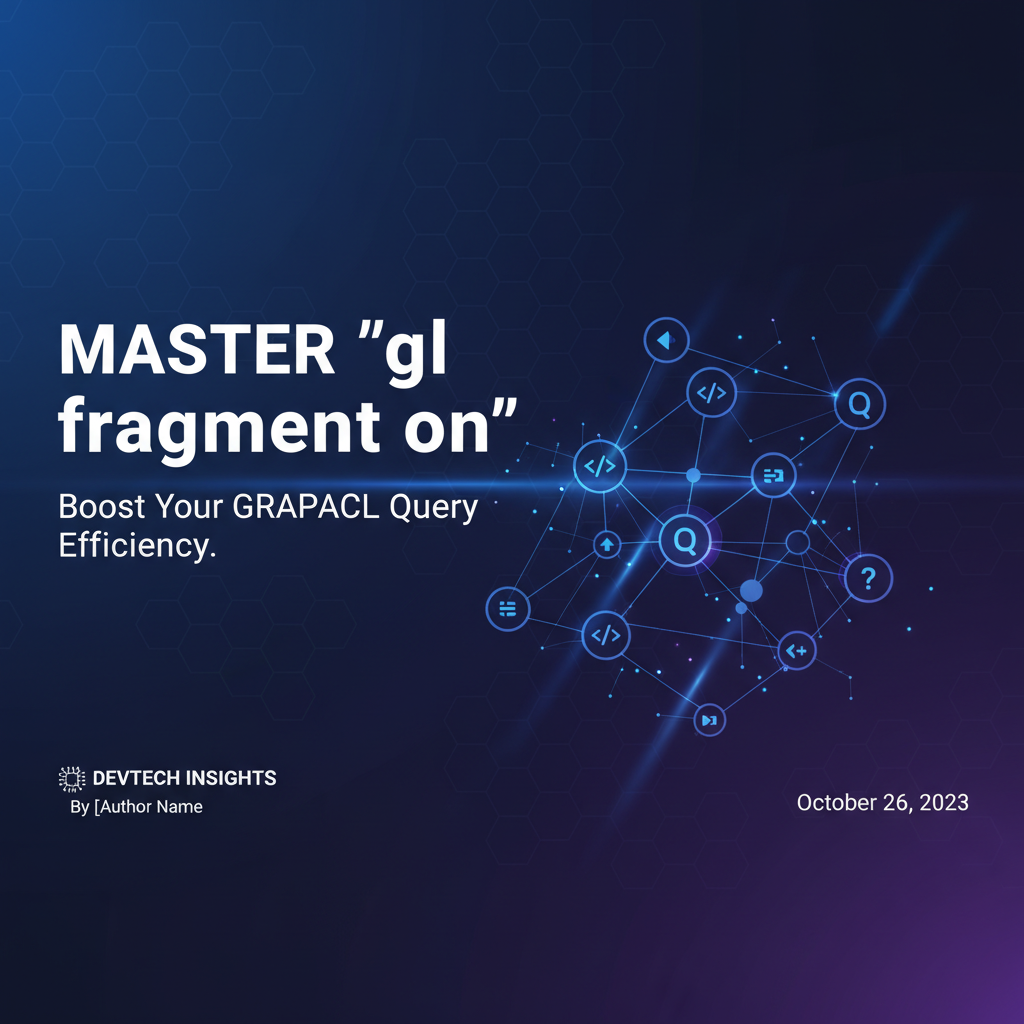 Master `gql fragment on`: Boost Your GraphQL Query Efficiency