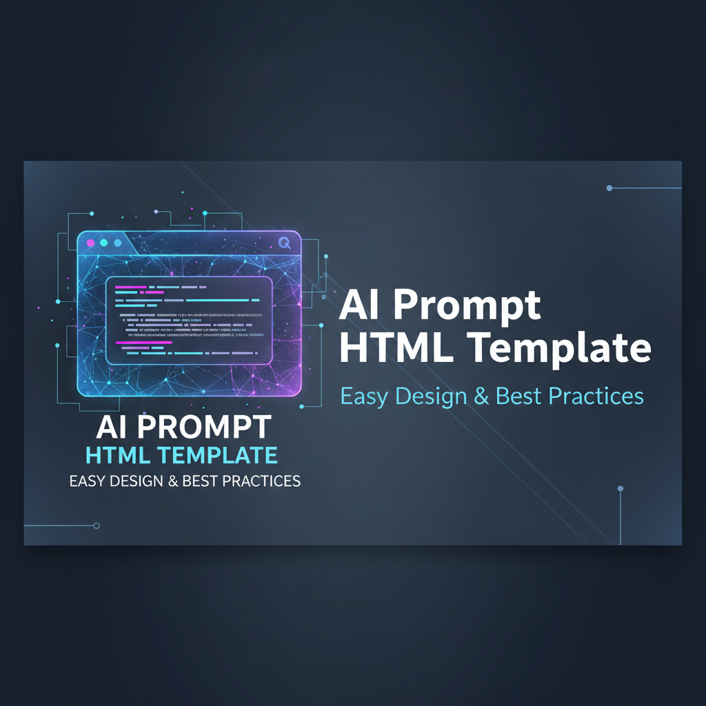 AI Prompt HTML Template: Easy Design & Best Practices