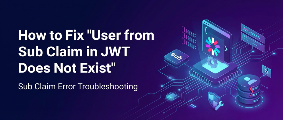 How to Fix 'User from Sub Claim in JWT Does Not Exist'