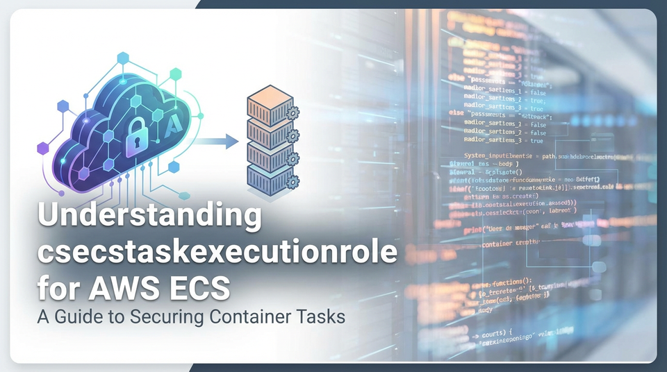 Understanding csecstaskexecutionrole for AWS ECS