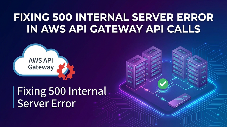 Fixing 500 Internal Server Error in AWS API Gateway API Calls