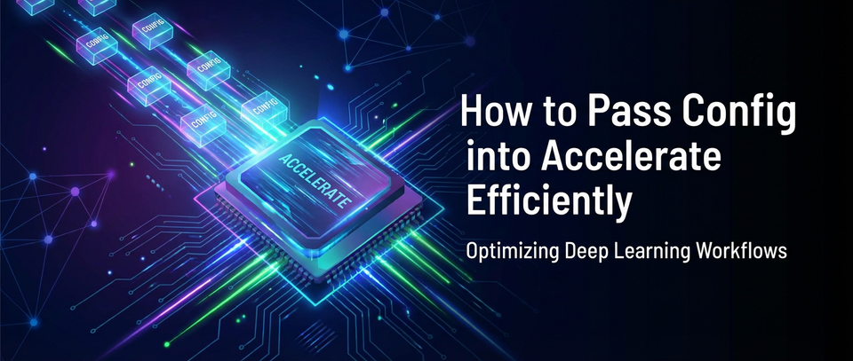 How to Pass Config into Accelerate Efficiently