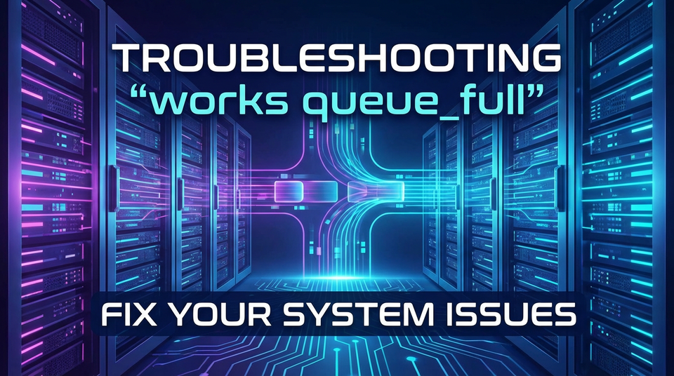Troubleshooting 'works queue_full': Fix Your System Issues