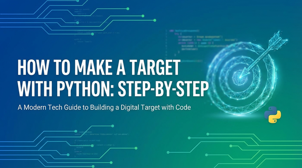 How to Make a Target with Python: Step-by-Step