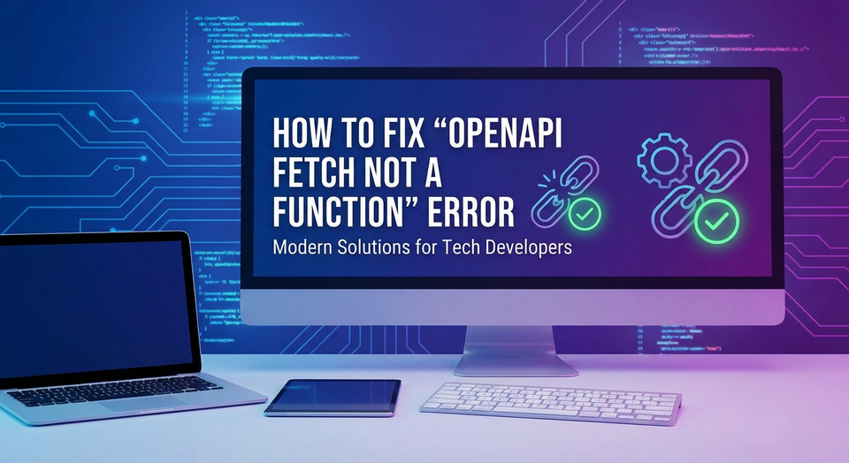 How to Fix 'OpenAPI fetch not a function' Error
