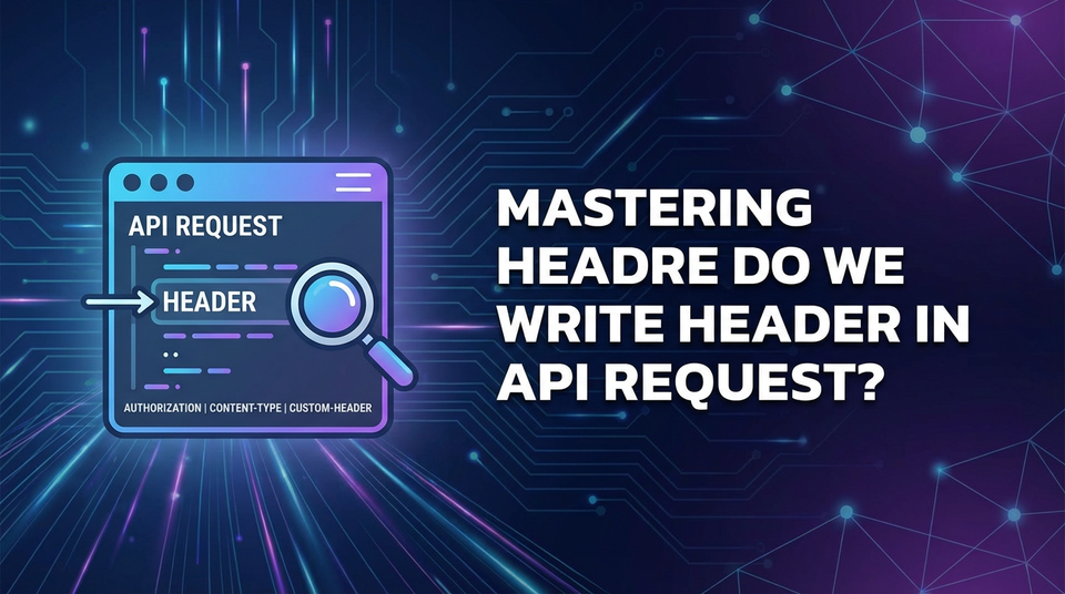 Mastering Headers: Where Do We Write Header in API Request?